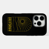 Gouden Californische Zonneschildering Case-Mate iPhone Case (Achterkant (horizontaal))