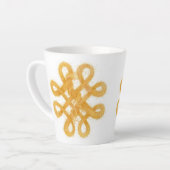 GOUDEN CELTISCHE KNOOP Latte Mokkop Mok (Linkerhoek)