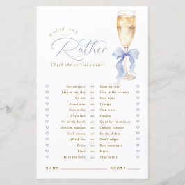 Gouden Champagne Blauwe Strik Zou Ze Liever Spel