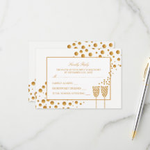 Gouden Champagne Bubbels Bruiloft