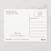 Gouden Champagne Bubbles Engagement Party Dank u Briefkaart (Achterkant)