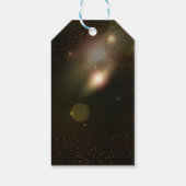 Gouden Champagne Cheers Nieuwjaarsfeest 2025 Cadeaulabel (Achterkant)