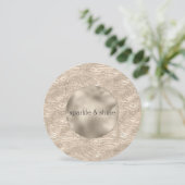 Gouden Champagne Glitter Zebra Print Feestdagenkaart (Staand voorkant)