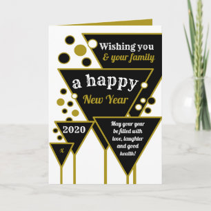 Gouden Champagne, Nieuwjaarsgroet Kaart