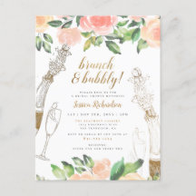 Gouden Champagne & Perzik Rozen Vrijgezellenfeest 