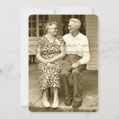 Gouden champagne proost 50ste huwelijksverjaardag kaart (Achterkant)