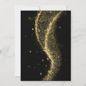 Gouden Champagne | toost | uitnodiging voor de opd (Achterkant)