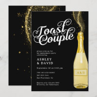 Gouden Champagne | toost | uitnodiging voor de opd