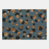 Gouden cheetah huidpatroon inpakpapier vellen (Voorkant 2)