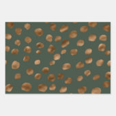 Gouden cheetah huidpatroon inpakpapier vellen (Voorkant)