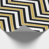 Gouden Chevron Cadeaupapier (Hoek)