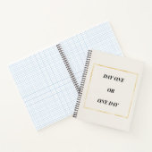 Gouden Chic Motivatie Spreuk Notitieboek (Binnen)