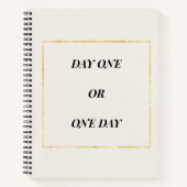 Gouden Chic Motivatie Spreuk Notitieboek (Voorkant)