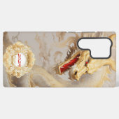 Gouden Chinees Jaar van de Draak Samsung Galaxy Hoesje (Achterkant horizontaal)
