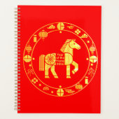 Gouden Chinees nieuwjaar 2026 Planner (Voorkant)