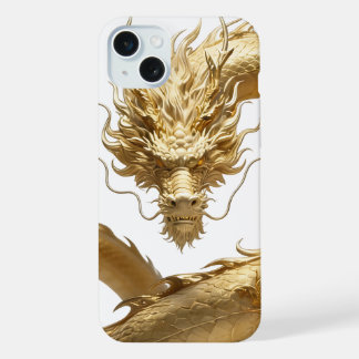 Gouden Chinese Draak Kunst | Mythisch Wezen Fant iPhone 15 Plus Case