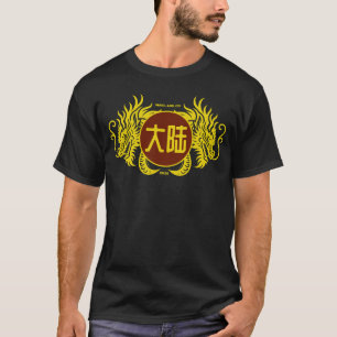Gouden Chinese Drakenkam - Vastelandstijl T-shirt
