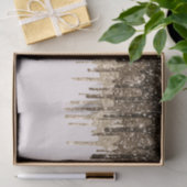 Gouden Chocolade Ice Cream Glitter Druppels Verjaa Tissuepapier (Geschenk)