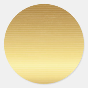 Gouden cirkel ronde sticker