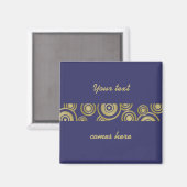 gouden cirkels magneet (Voorkant / Achterkant)