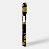 gouden cirkels op zwart Case-Mate iPhone case (Achterkant / Rechts)