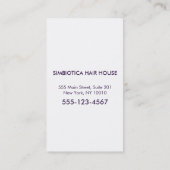 Gouden cirkels Poolse boksemanicurist Visitekaartje (Achterkant)