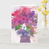 Gouden Citaat V Kaart (Gele Bloem)