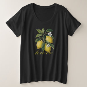 Gouden Citrus Symfonie vintage citroen Grote Maat T-shirt