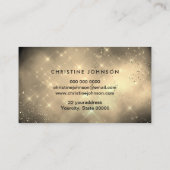 gouden cloud voegt uw logo toe visitekaartje (Achterkant)