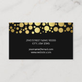 Gouden Cluster | Lux Shimmer Visitekaartje (Achterkant)