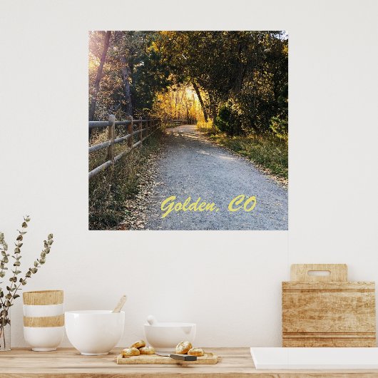 Gouden. Colorado Poster (Keuken)