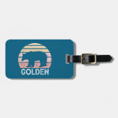 Gouden Colorado Retro Beer Bagagelabel (Voorkant horizontaal)