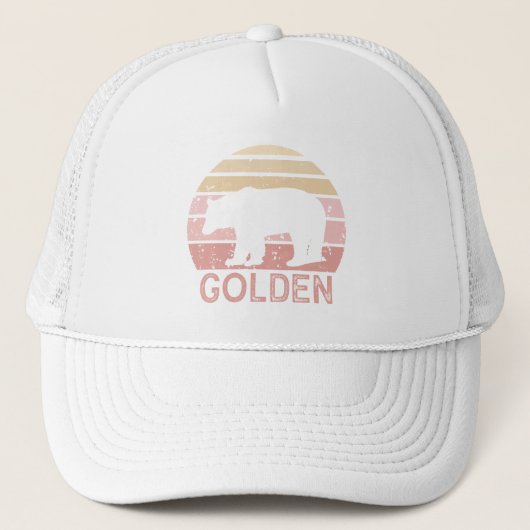 Gouden Colorado Retro Beer Trucker Pet (Voorkant)