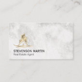 Gouden Commerciële Woningbouwprojecten Visitekaartje (Voorkant)