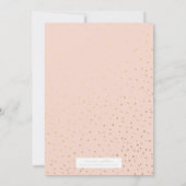 Gouden Confetti | aankondiging van afstuderen (Achterkant)