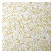 Gouden Confetti Abstract Tegeltje (Voorkant)