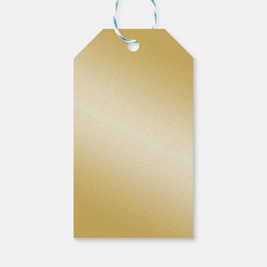 Gouden Confetti, Bomen & Glitter Herten Bruiloft Cadeaulabel (Achterkant)