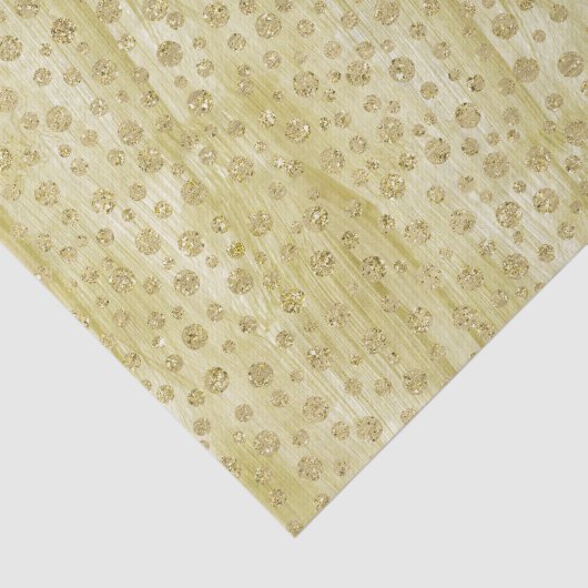 Gouden Confetti faux glitter verf Tissuepapier (Detail)