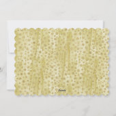Gouden Confetti Glitter Gepersonaliseerde Foto Ker Feestdagenkaart (Achterkant)