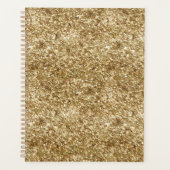 Gouden Confetti Glitters Planner (Voorkant)