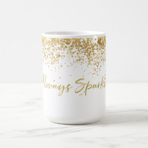 Gouden Confetti Glitzy Sparkle Koffiemok