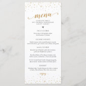 Gouden Confetti Jubileum Menu - GAC29 (Voorkant)