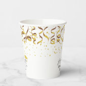 Gouden Confetti Klasse van Afstuderen Papieren Bekers (Links)