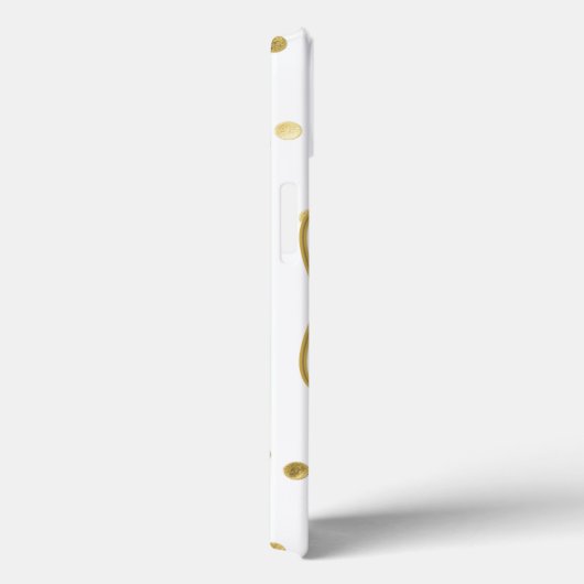 Gouden Confetti Monogram IPAD AIR Case (Achterkant / Rechts)