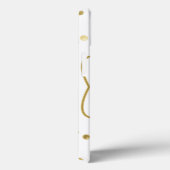 Gouden Confetti Monogram IPAD Mini Case (Achterkant / Rechts)