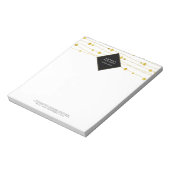  gouden Confetti Notitieblok (Linkerzijde)