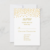 Gouden confetti op zwart-witte trouwdag