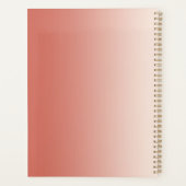 Gouden Confetti Rozen Bloemen Planner (Achterkant)