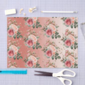 Gouden Confetti Rozen Bloemen Tissuepapier (Craft)