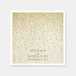  gouden Confetti Servetten